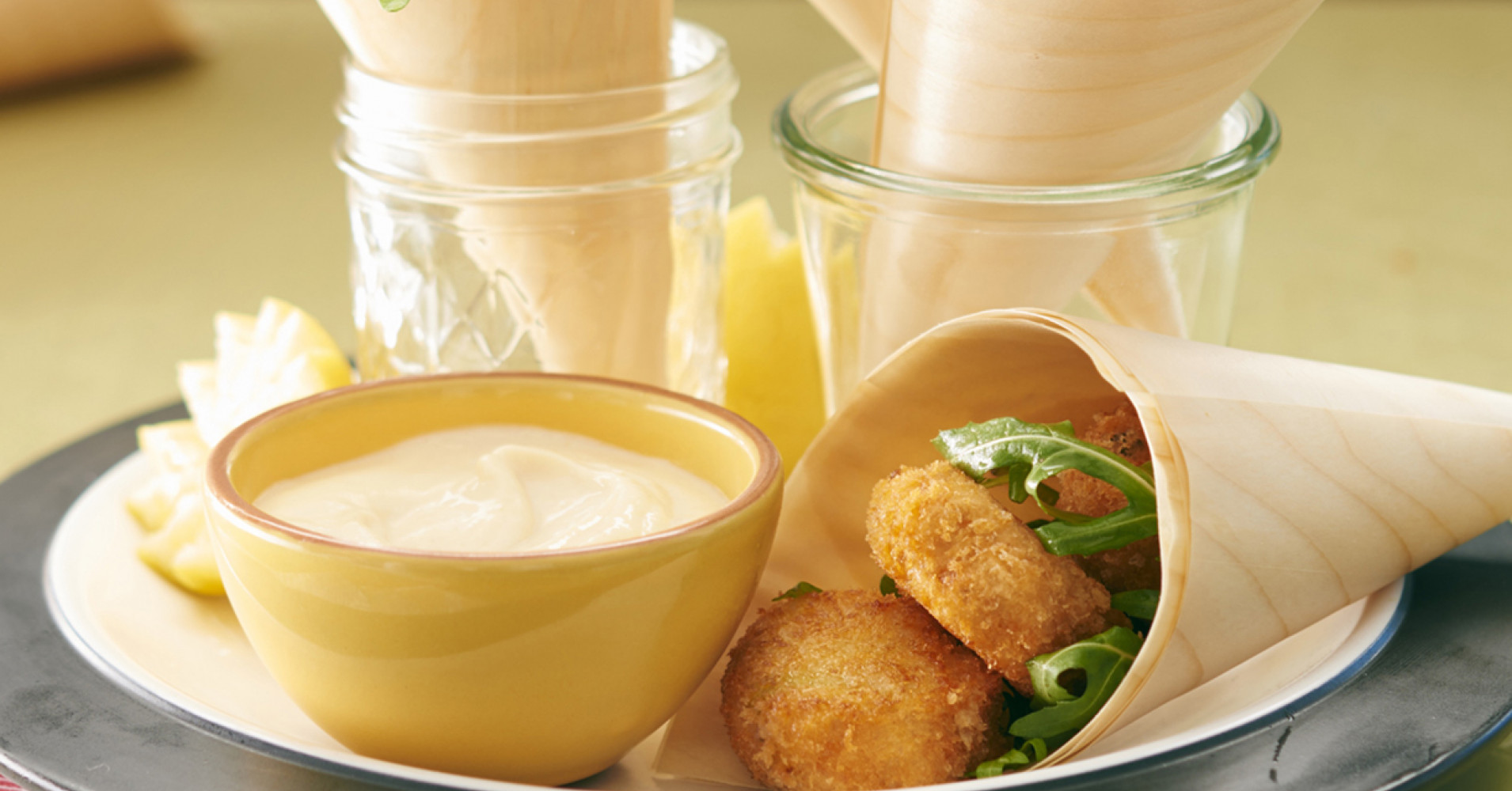 Salmon Croquettes With Lemon Aioli Recipe | myfoodbook | Easy Salmon Croquettes